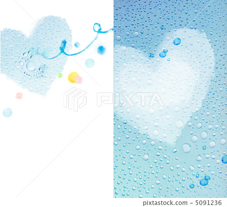 heart, hearts, rain drop 5091236
