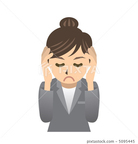 Business woman illustration despair Business woman illustration despair 5095445