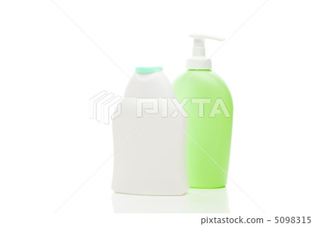 cosmetic containers isolated on white cosmetic containers isolated on white 5098315