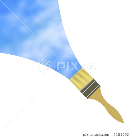 Blue sky drawing brush 5101992