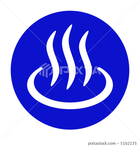 Hot Spring Mark - Stock Illustration [5102135] - PIXTA