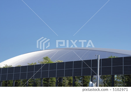札幌圓頂的太陽能發電 5102971