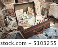 Antique button at the flea market in Paris 5103255