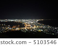 Night view of Mt. Hakodate 5103546