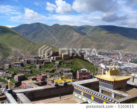 Yushuji Temple in Qinghai Province 5103615