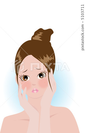 我的皮膚碎了。 5103711