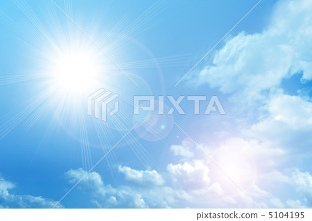 Dazzling sun (photographic processing) Dazzling sun (photographic processing) 5104195