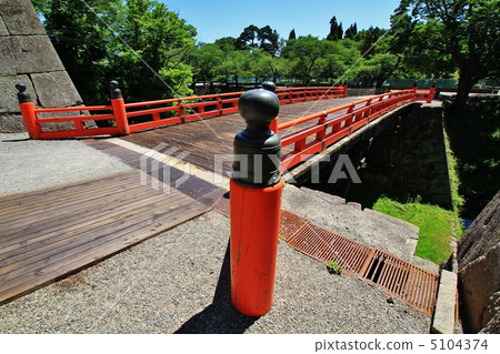 福島縣會津/敦賀(會津若松城)走廊橋 福島縣會津/敦賀(會津若松城)走廊橋 5104374