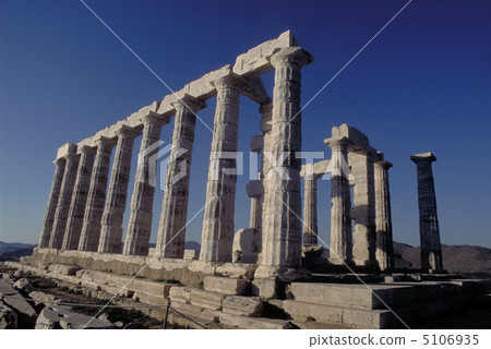 Temple of Poseidon at Cape of Sunnion 5106935
