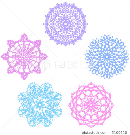 Daily pattern of lace knitting 5109510