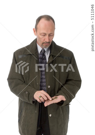 serious man counting coins serious man counting coins 5111046