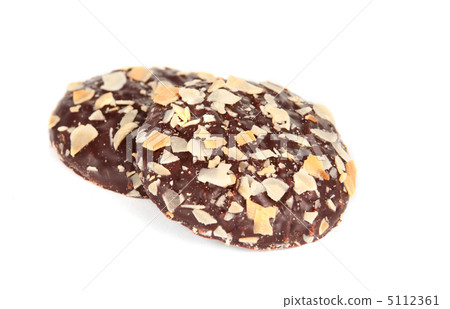 cookies with chocolate and almonds cookies with chocolate and almonds 5112361