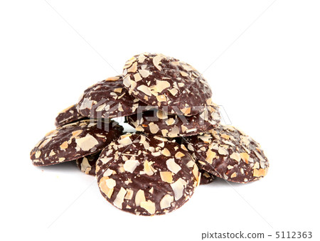 cookies with chocolate and almonds cookies with chocolate and almonds 5112363
