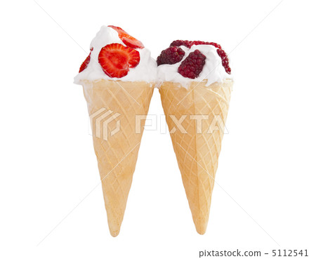ice-cream cone isolated ice-cream cone isolated 5112541