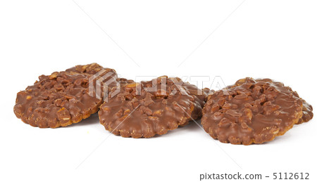 cookies with chocolate isolated cookies with chocolate isolated 5112612