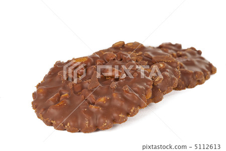 cookies with chocolate isolated cookies with chocolate isolated 5112613