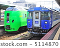 Limited Express Super Swan and Limited Express Hokuto Station at Hakodate Station Limited Express Super Swan and Limited Express Hokuto Station at Hakodate Station 5114870