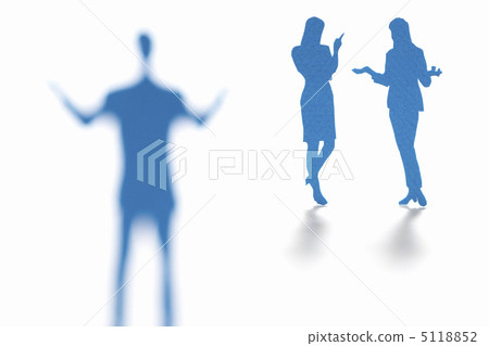 Business woman's craft to talk 5118852