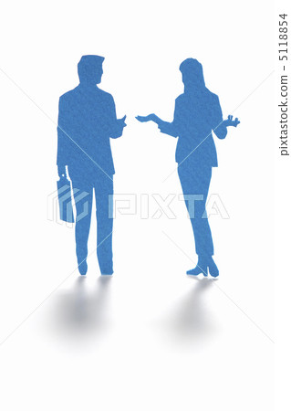 Craft of men and women businessmen discussing 5118854