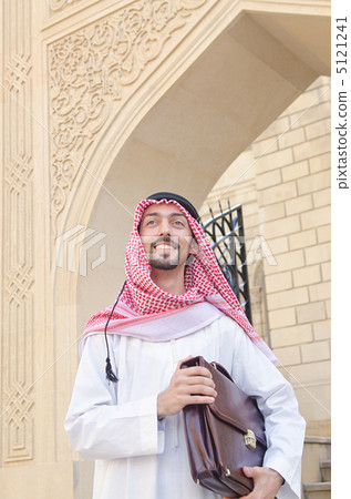 Arab on the street in summer 5121241