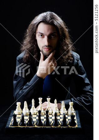 Chess player in the dark Chess player in the dark 5121256