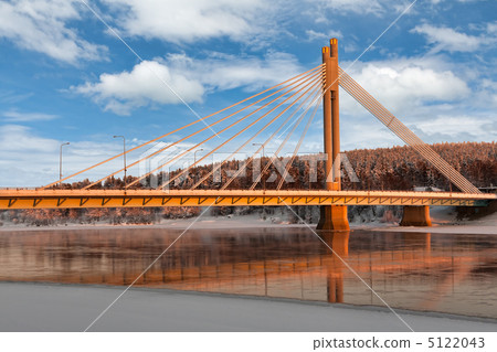 The bridge over the river 5122043