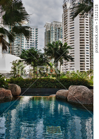 swimming pool with views of the skyscrapers swimming pool with views of the skyscrapers 5122118