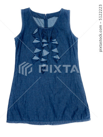 denim dress with a frill 5122223