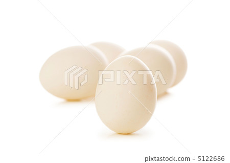 Eggs on white - shallow depth of field 5122686