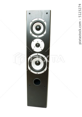 One speaker isolated on the white background One speaker isolated on the white background 5123274
