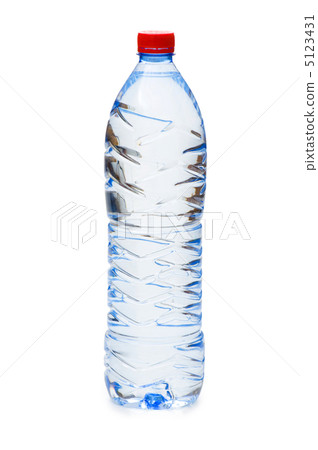 Bottles of water isolated on the white Bottles of water isolated on the white 5123431