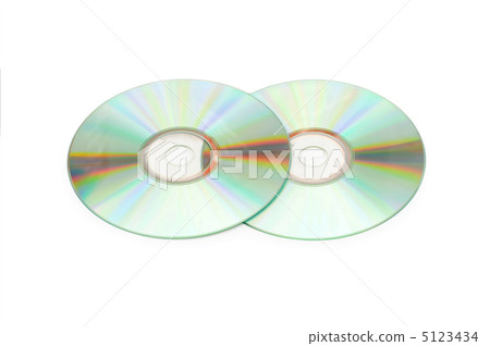Two cd discs isolated on the whte Two cd discs isolated on the whte 5123434