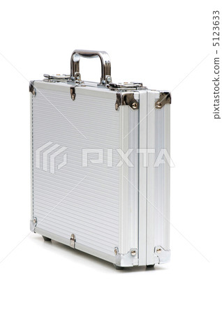 Metal case isolated on the white background Metal case isolated on the white background 5123633
