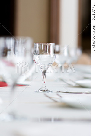 Wine glasses on the table - shallow depth of field 5123772