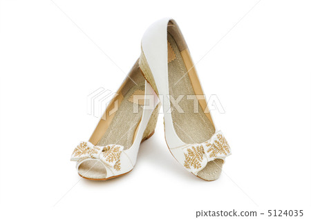 Woman shoes isolated on the white background 5124035