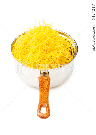 Spaghetti pot isolated on the white background Spaghetti pot isolated on the white background 5124217