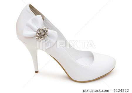 Woman shoes isolated on the white background Woman shoes isolated on the white background 5124222