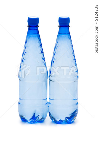 Bottles of water isolated on the white Bottles of water isolated on the white 5124238