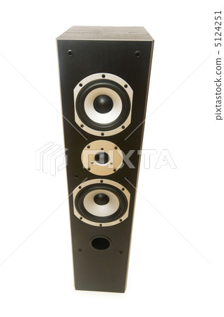 One speaker isolated on the white background 5124251