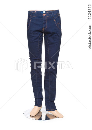 Woman trousers isolated on the white 5124253