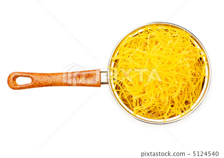 Spaghetti pot isolated on the white background Spaghetti pot isolated on the white background 5124540