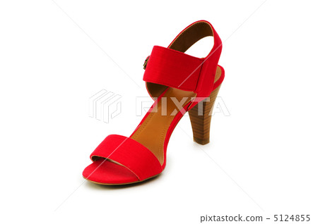 Woman shoes isolated on the white background Woman shoes isolated on the white background 5124855