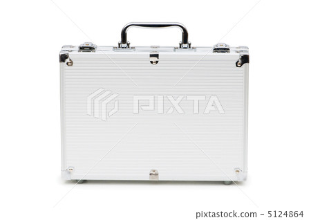Metal case isolated on the white background Metal case isolated on the white background 5124864
