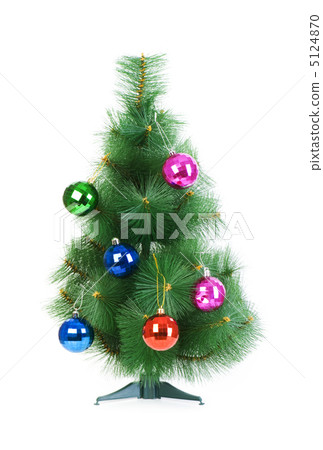 Christmas tree isolated on the white background Christmas tree isolated on the white background 5124870