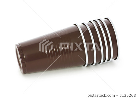 Disposable cups isolated on white background 5125268