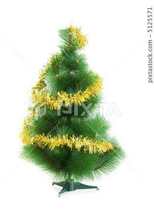 Christmas tree isolated on the white background 5125571
