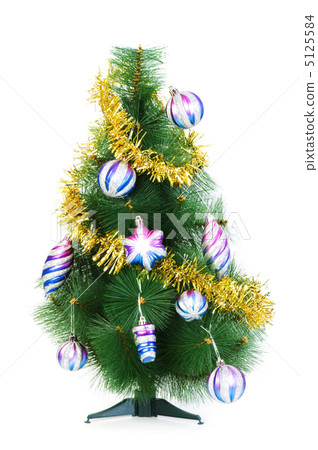 Christmas tree isolated on the white background Christmas tree isolated on the white background 5125584