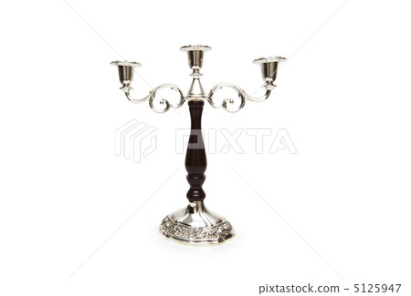 Candle holder isolated on the white background 5125947