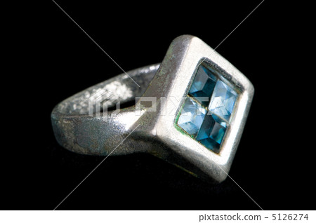 Jewellery ring isolated on the black background Jewellery ring isolated on the black background 5126274