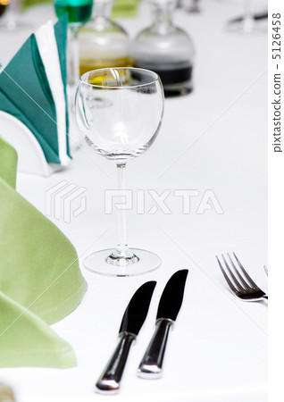 Wine glasses on the table - shallow depth of field 5126458